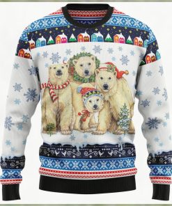 Polar Bears Christmas Christmas Unisex Crewneck Sweater