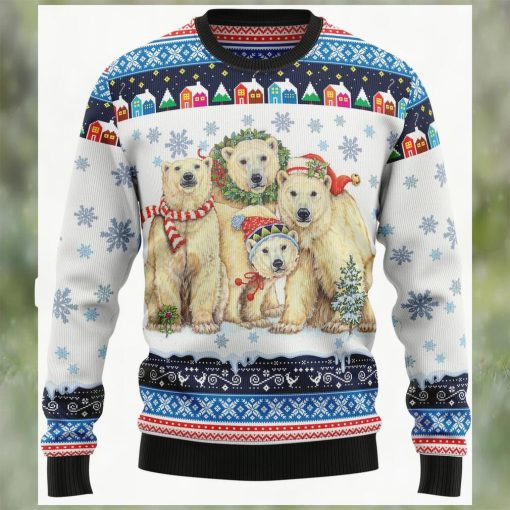 Polar Bears Christmas Christmas Unisex Crewneck Sweater