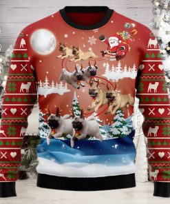 Pug Reindeer Funny Pug Ugly Christmas Sweater