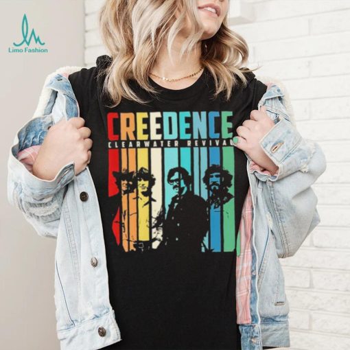 Rainbow Design Creedence Clearwater Revivals Shirt2