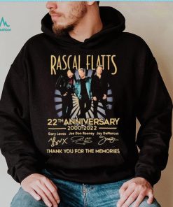 Rascal Flatts 22th Anniversary 2000 2022 Thank You For The Memories Shirt