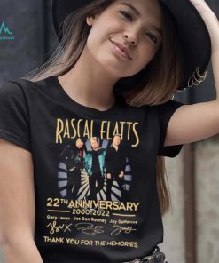 Rascal Flatts 22th Anniversary 2000 2022 Thank You For The Memories Shirt