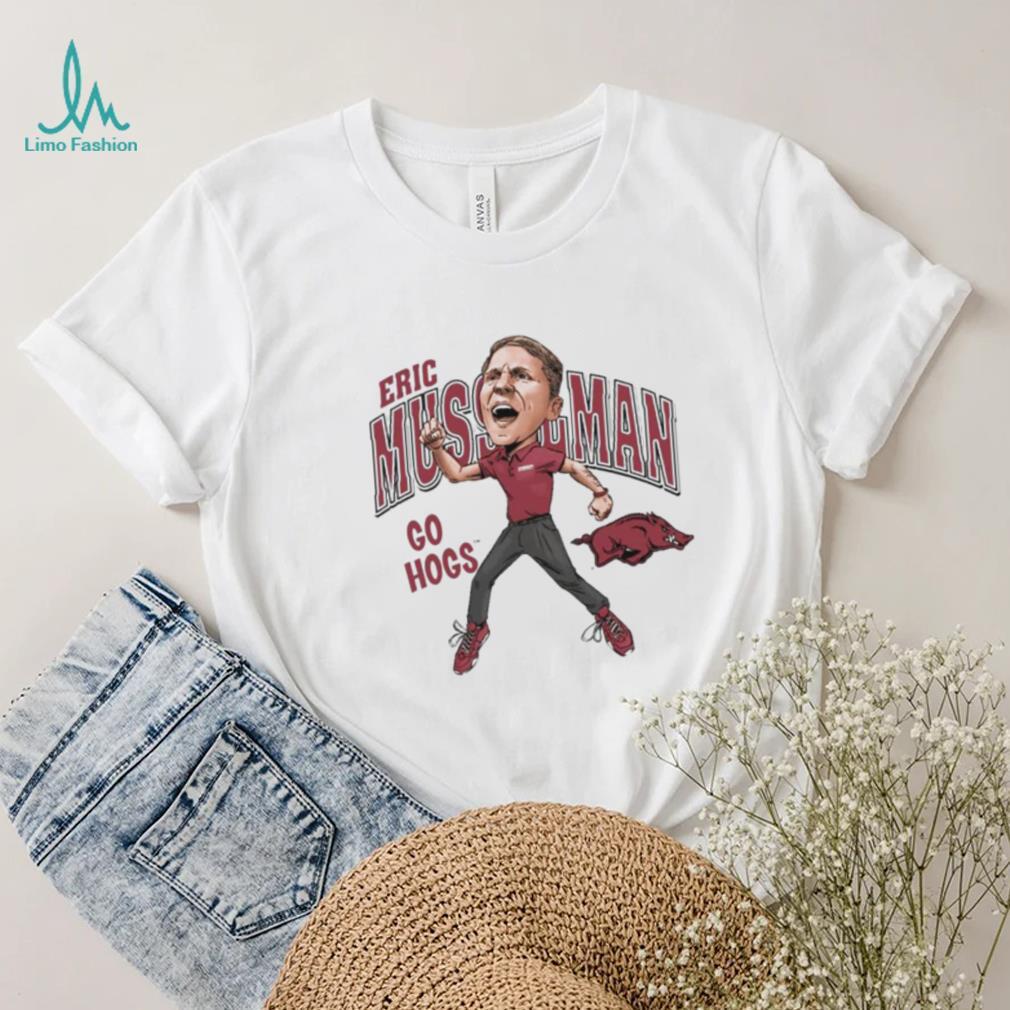 Razorback Go Hogs Eric Musselman Caricature Shirt Razorback Go Hogs Eric Musselman Caricature Shirt