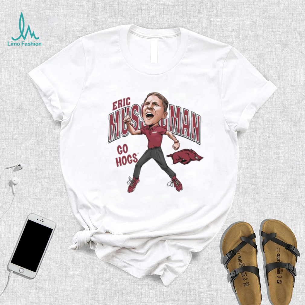 Razorback Go Hogs Eric Musselman Caricature Shirt Razorback Go Hogs Eric Musselman Caricature Shirt