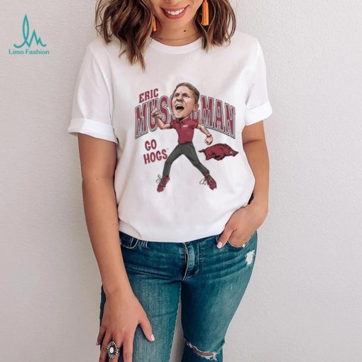 Razorback Go Hogs Eric Musselman Caricature Shirt