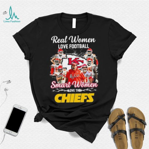 Real Women Love Football Smart Women Love The Chiefs Shirt