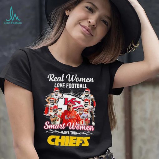 Real Women Love Football Smart Women Love The Chiefs Shirt