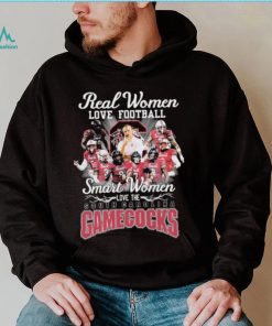 Real Women Love Football Smart Women Love The South Carolina Gamecocks 2022 Signatures Shirt