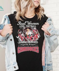 Real Women Love Football Smart Women Love The South Carolina Gamecocks 2022 Signatures Shirt