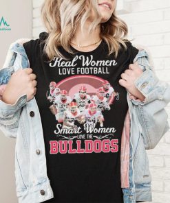 Real Women Love Football Smart Women Love The UGA Bulldogs Signatures Shirt