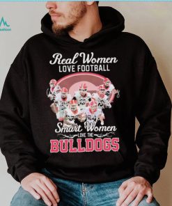Real Women Love Football Smart Women Love The UGA Bulldogs Signatures Shirt2