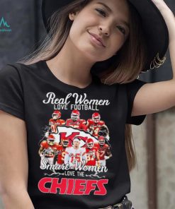 Real Women Love Football Team Sports Smart Women Love The Chiefs Shirt