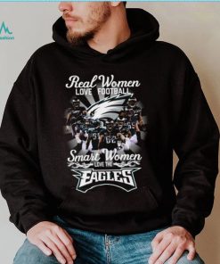 Real women love Football smart women love the eagles Tee