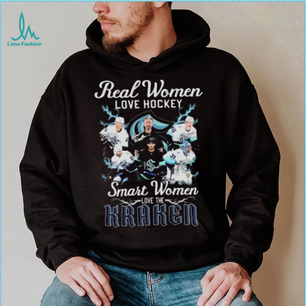 Real women love baseball smart women love the Seattle Kraken signatures 2022 shirt Real women love baseball smart women love the Seattle Kraken signatures 2022 shirt
