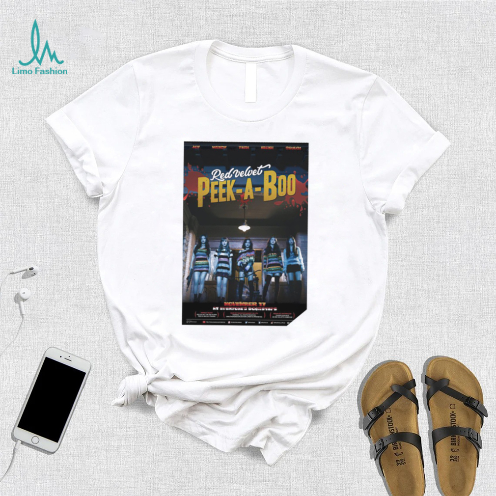 Red Velvet Peek a boo poster shirt Red Velvet Peek a boo poster shirt