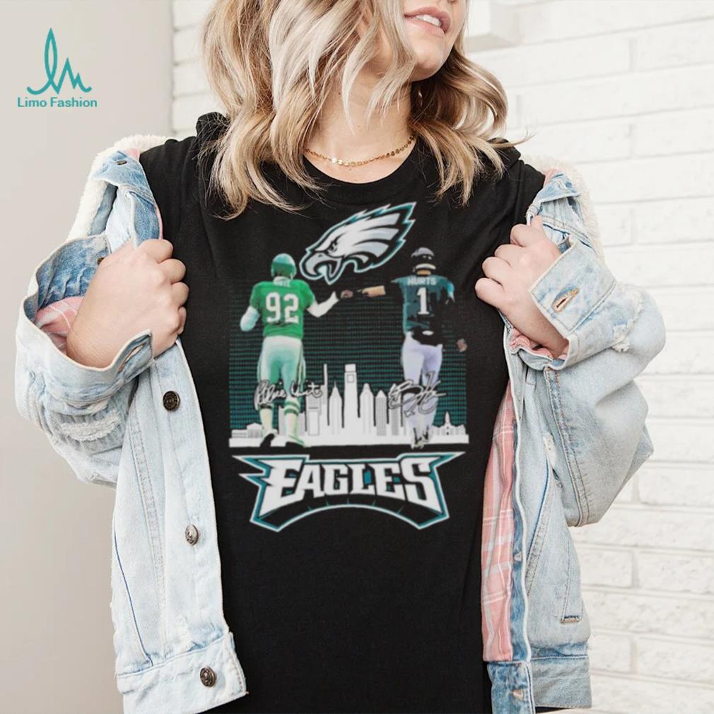 White philadelphia eagles outlet shirt