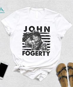 Retro American Flag John Fogerty Music Gift Shirt