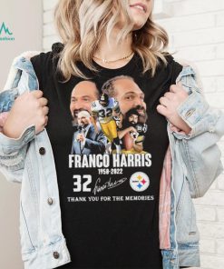 Rip 32 Franco Harris 1950 2022 Thank You For The Memories Signature Shirt