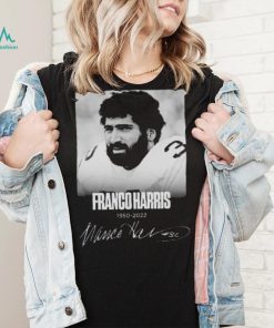 Rip Franco Harris 1950 2022 Signatures Shirt