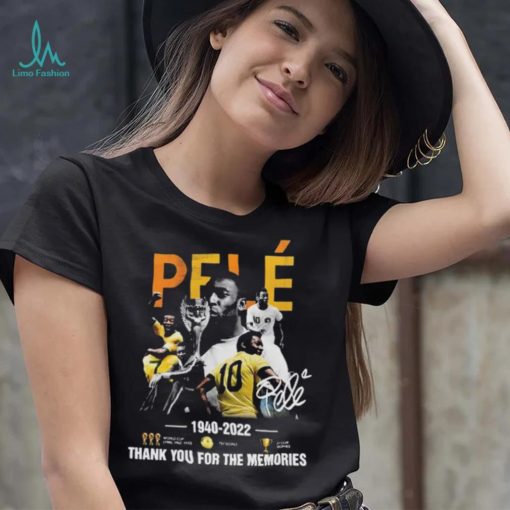 Rip Pele Brazil Football Thank You For The Memories Shirt