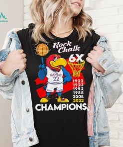 Rock Chalk 6x Champions Shirt