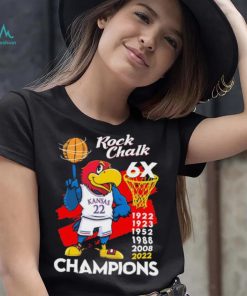 Rock Chalk 6x Champions Shirt