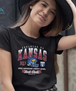 Rock Chalk Jayhawks 2022 Kansas Vs Arkansas Liberty Bowl Shirt