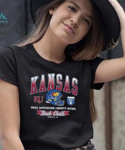 Rock chalk Kansas Jayhawks 2022 Autozone Liberty Bowl shirt