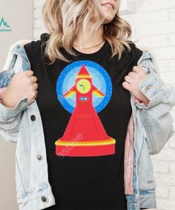 Rocket clock adult shirt