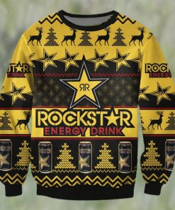 Rockstar Energy Drink Ugly Christmas Sweater