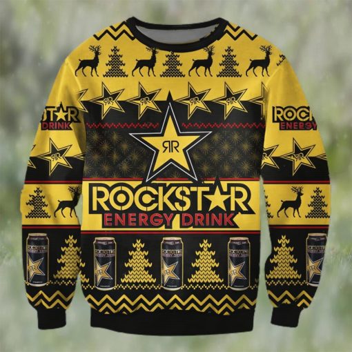 Rockstar Energy Drink Ugly Christmas Sweater