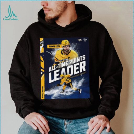 Roman Josi All time Points Leader Shirt