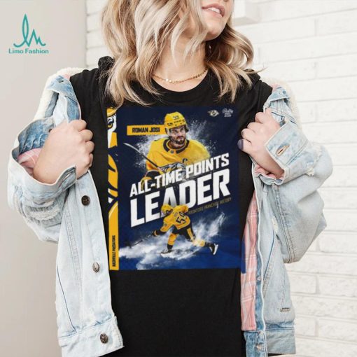 Roman Josi All time Points Leader Shirt