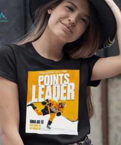 Roman Josi Predators’ All time Points Leader Shirt