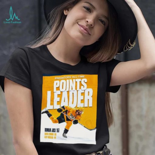 Roman Josi Predators’ All time Points Leader Shirt