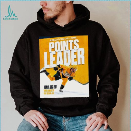 Roman Josi Predators’ All time Points Leader Shirt