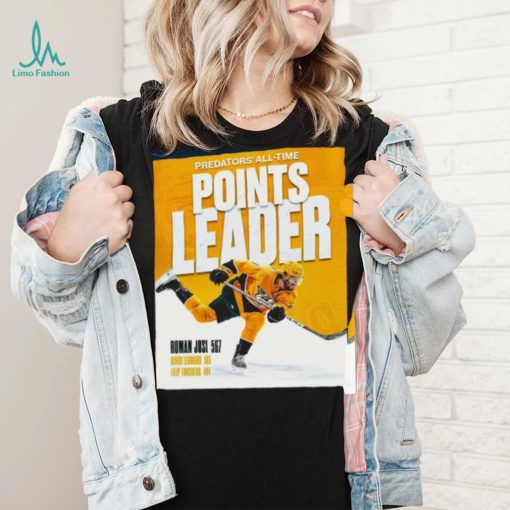 Roman Josi Predators’ All time Points Leader Shirt