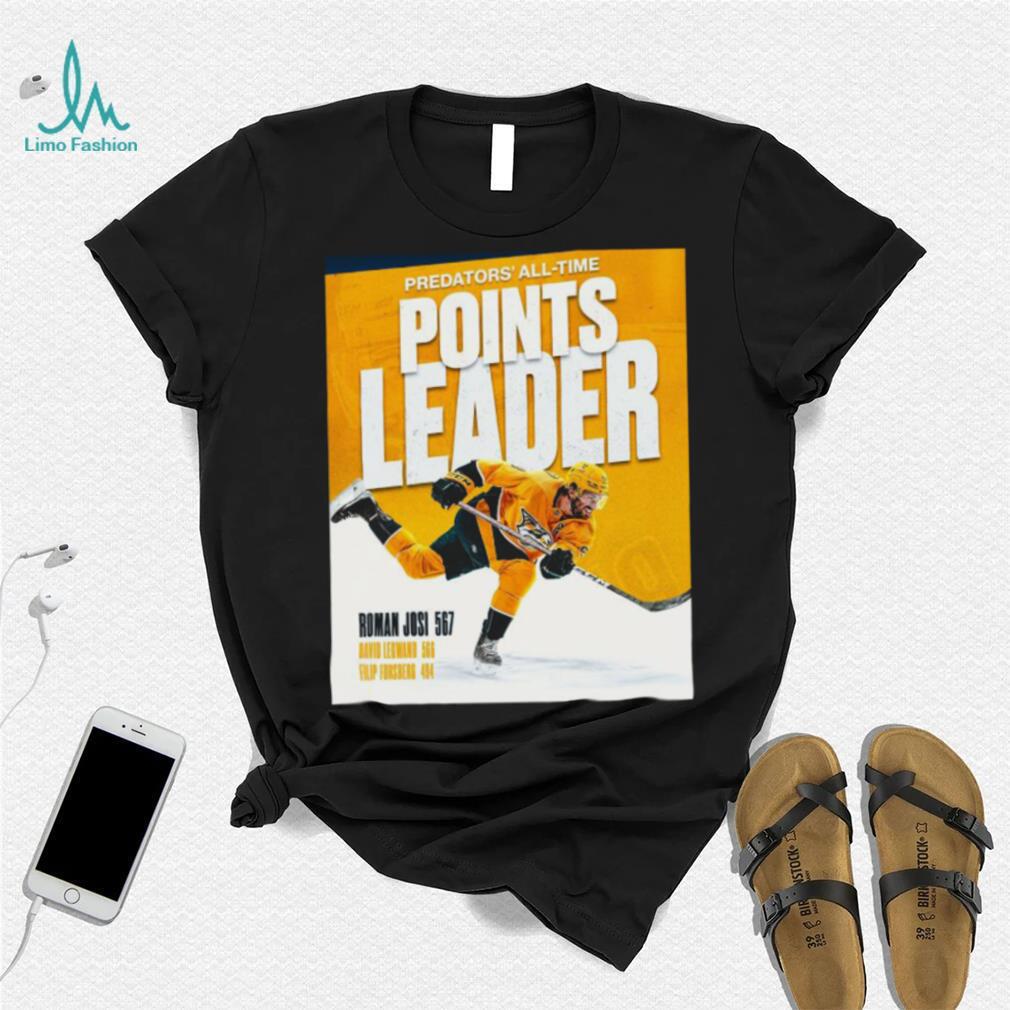 Roman Josi Predators' All time Points Leader Shirt - Limotees