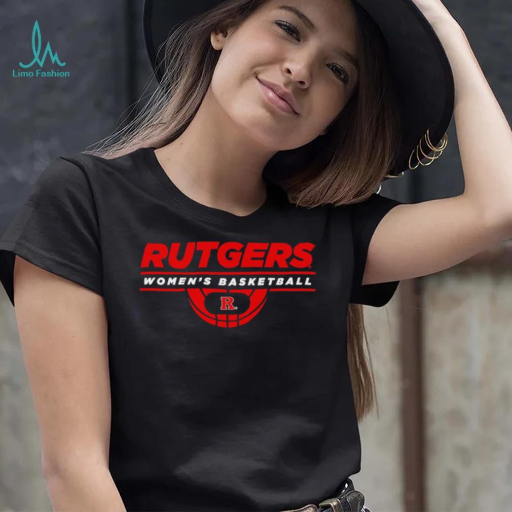 Rutgers Scarlet Knights Women’s Basketball half court logo shirt Rutgers Scarlet Knights Women’s Basketball half court logo shirt