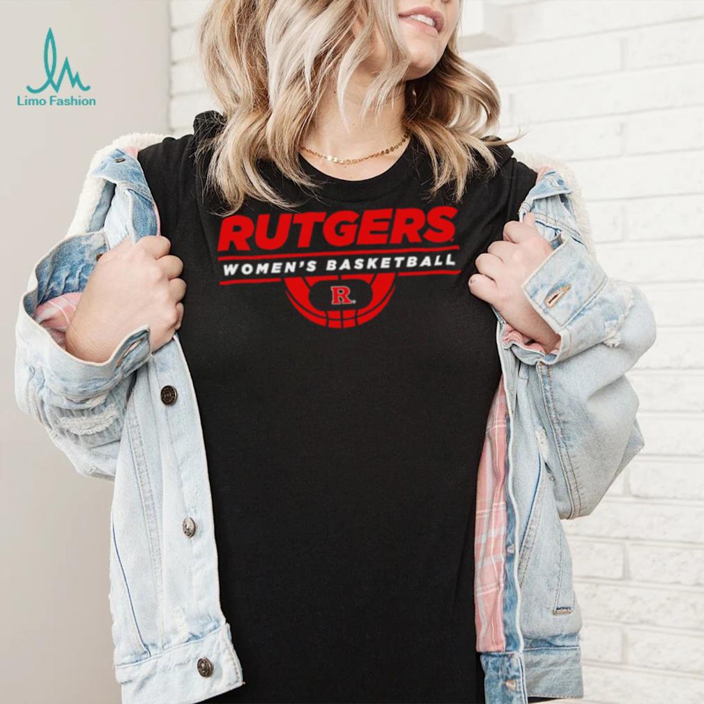 Rutgers Scarlet Knights Women’s Basketball half court logo shirt Rutgers Scarlet Knights Women’s Basketball half court logo shirt