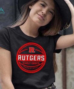Rutgers Scarlet Knights basketball breakaway logo 2022 shirt