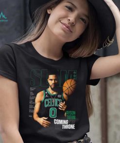 SLAM Boston Celtics Jayson Tatum Coming For The Throne shirt, hoodie, sweater, long sleeve and tank top SLAM Boston Celtics Jayson Tatum Coming For The Throne shirt