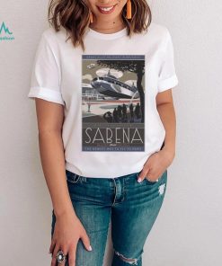 Sabena belgian world airlines poster the newest way to fly to paris shirt