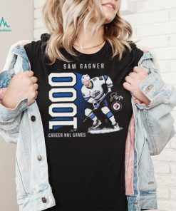 Sam Gagner Winnipeg Jets 1,000 Career Games T Shirt