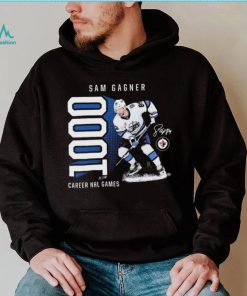 Sam Gagner Winnipeg Jets 1,000 Career Games T Shirt