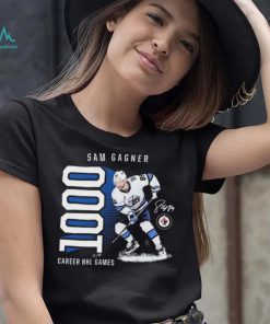 Sam Gagner Winnipeg Jets 1,000 Career Games T Shirt