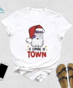 Sanicloth is coming to town funny Christmas nurse nursing shirt