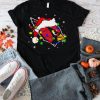 Santa Arizona Cardinals Logo Lights Christmas shirt