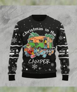 Santa Camping Gift For Christmas Christmas Unisex Crewneck Sweater