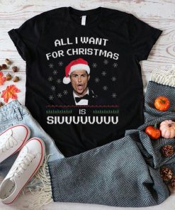 Santa Cristiano Ronaldo All I Want For Christmas Is Siuuu Ugly Christmas Sweater